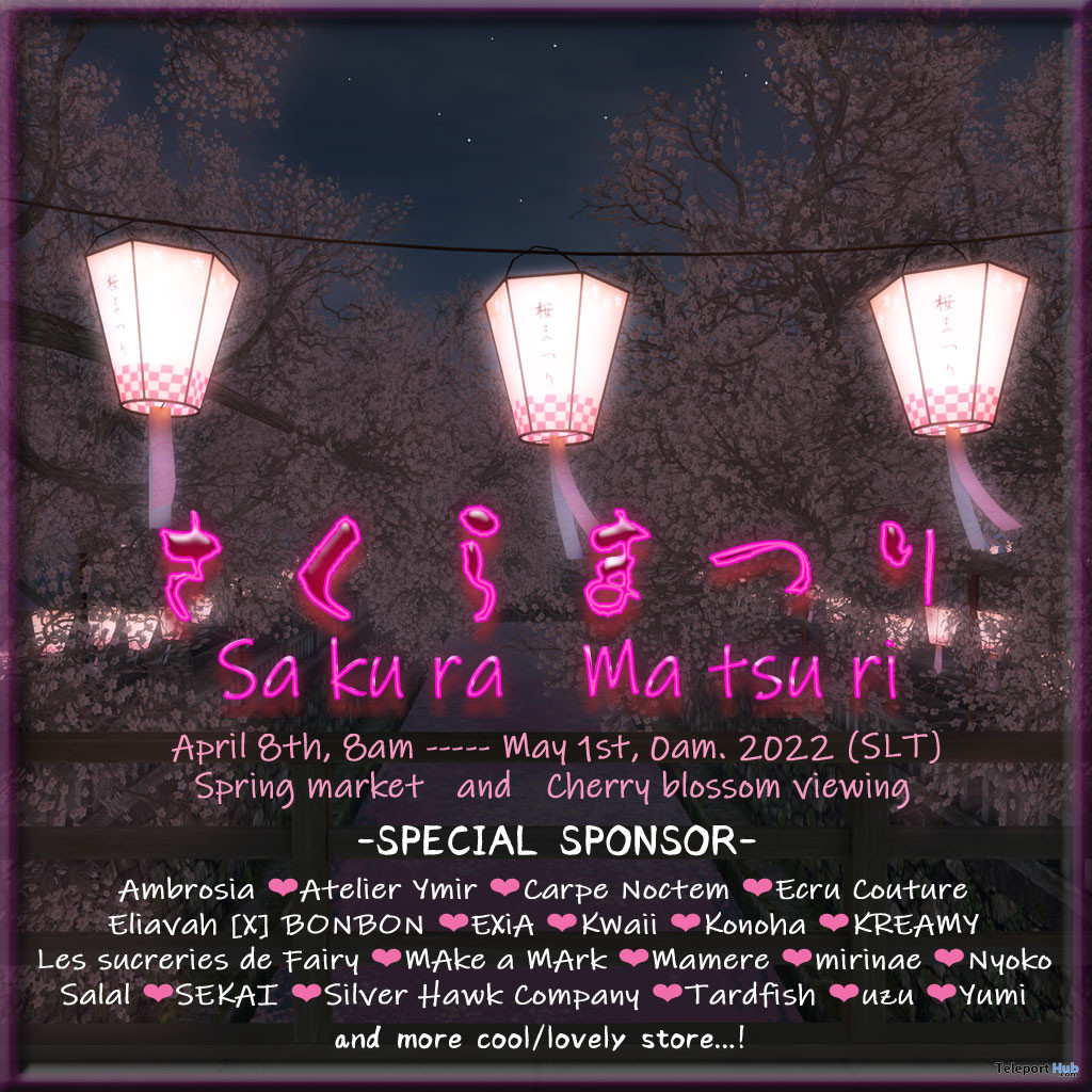 Sakura Matsuri Event 2022 - Teleport Hub - teleporthub.com