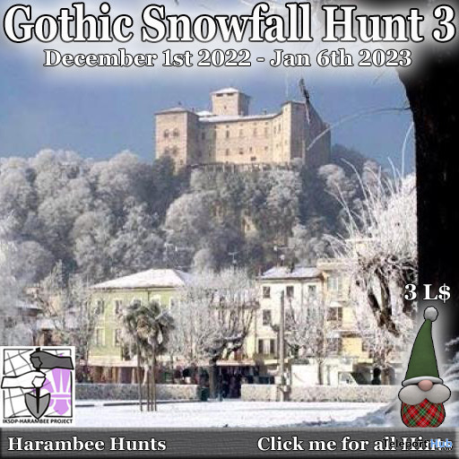 Gothic Snowfall Hunt 3 (2022) - Teleport Hub - teleporthub.com
