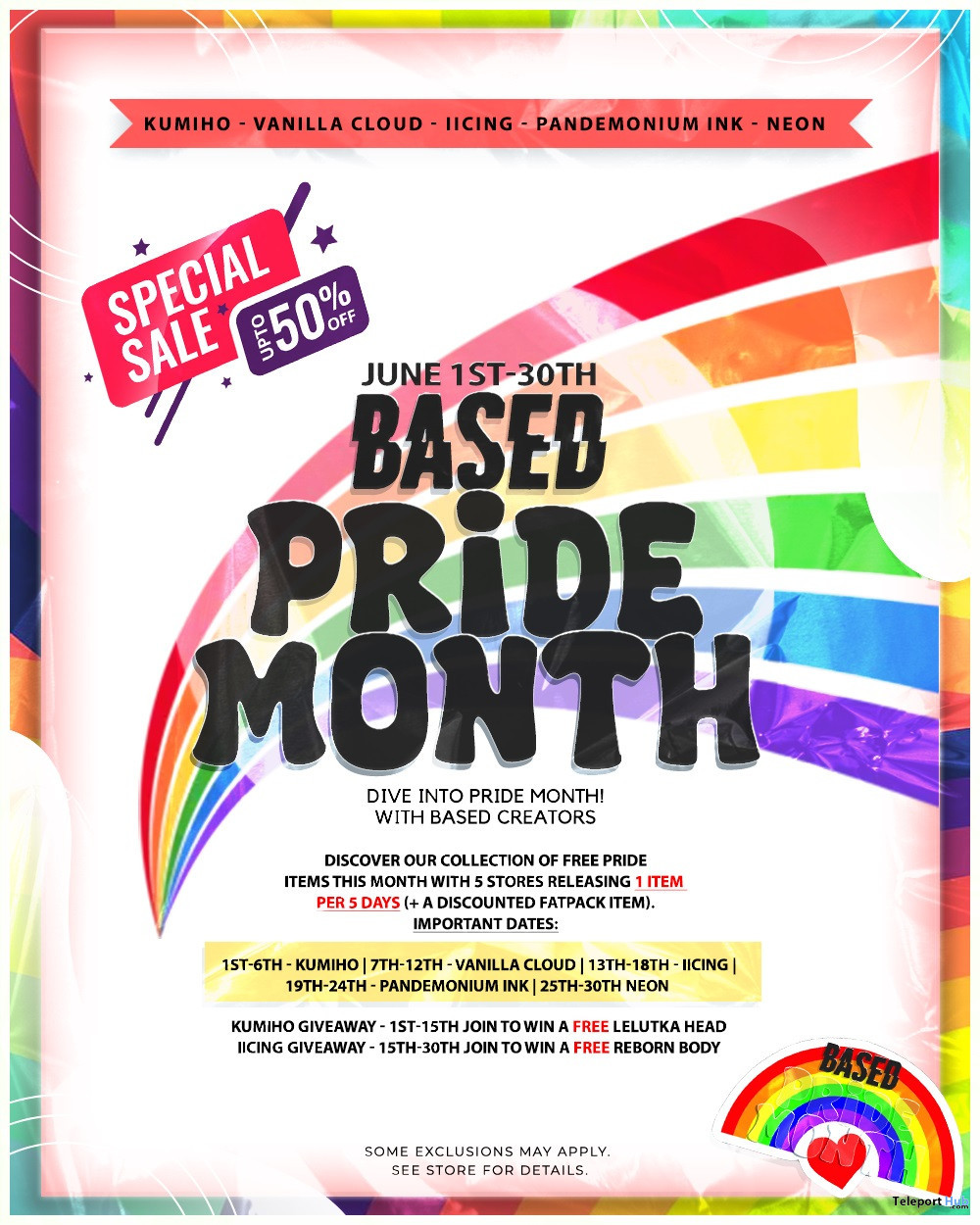 Based Pride Month 2024 - Teleport Hub - teleporthub.com